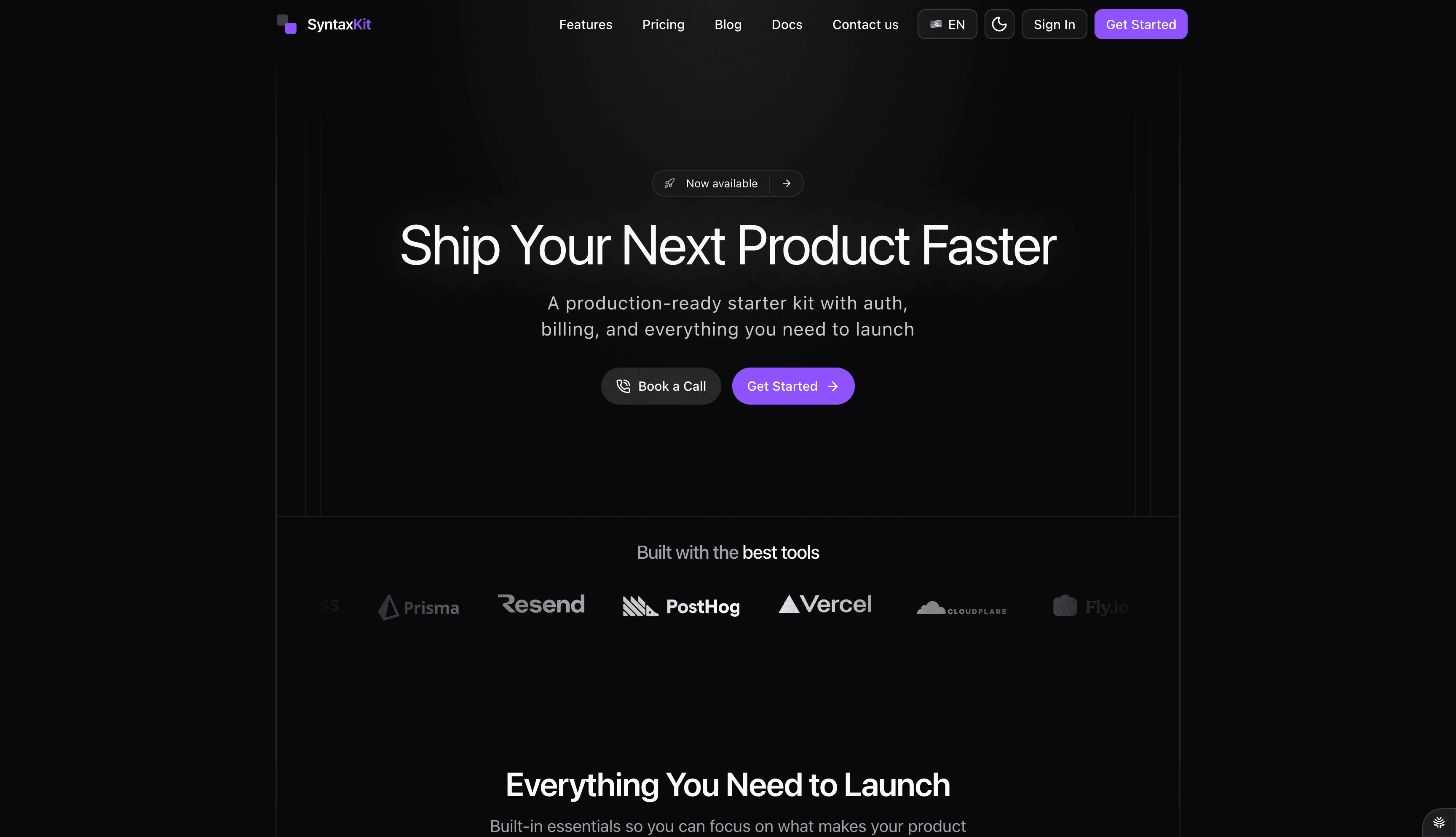 SyntaxKit dashboard
